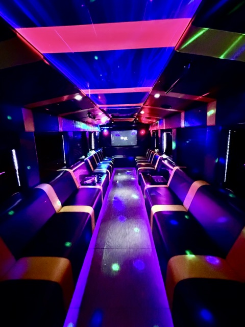 Luxury Party Bus Interior